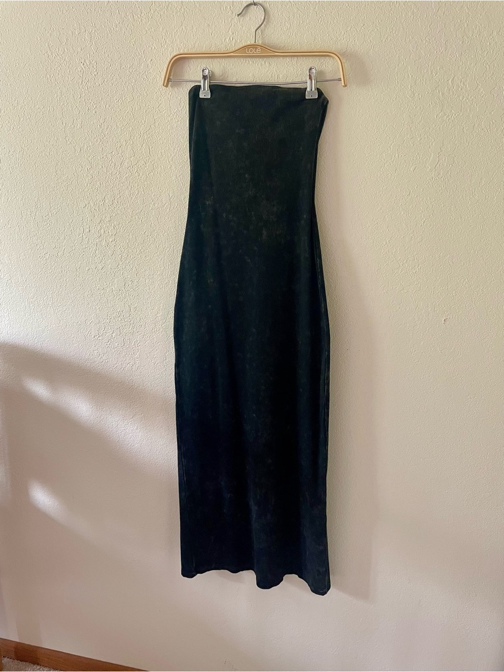 Divided H&M Ribbed Strapless Bodycon Dress